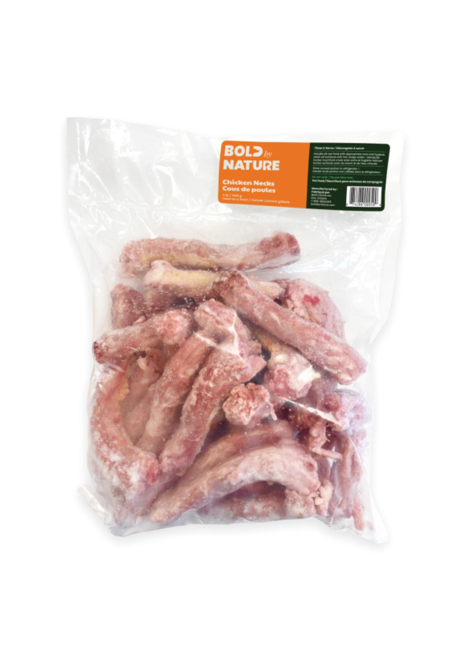Bold by Nature Bold by Nature - Dog Frozen Whole Chicken Necks 2 lb