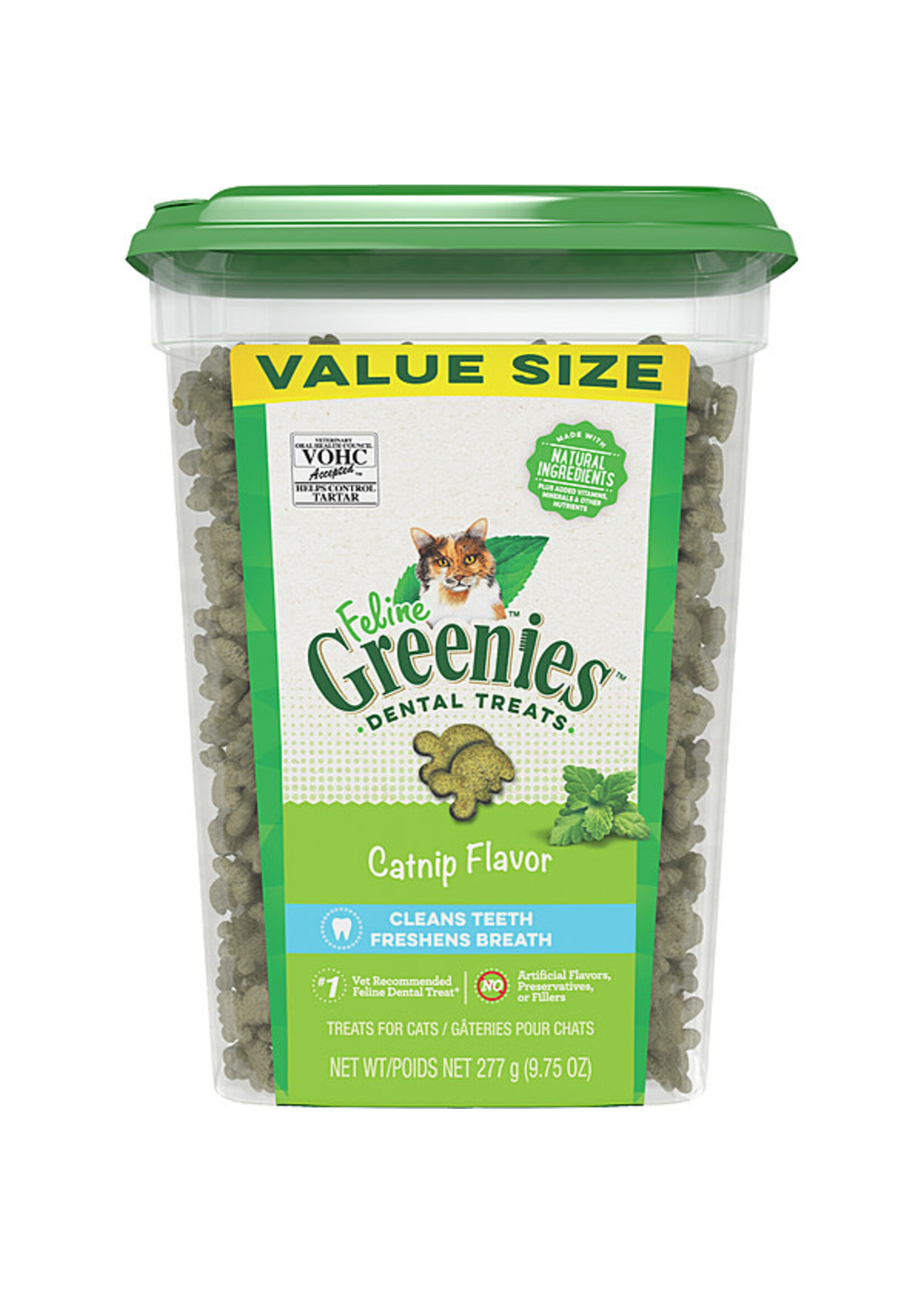 Greenies Greenies - Dental Treat Catnip 9.75OZ Cat