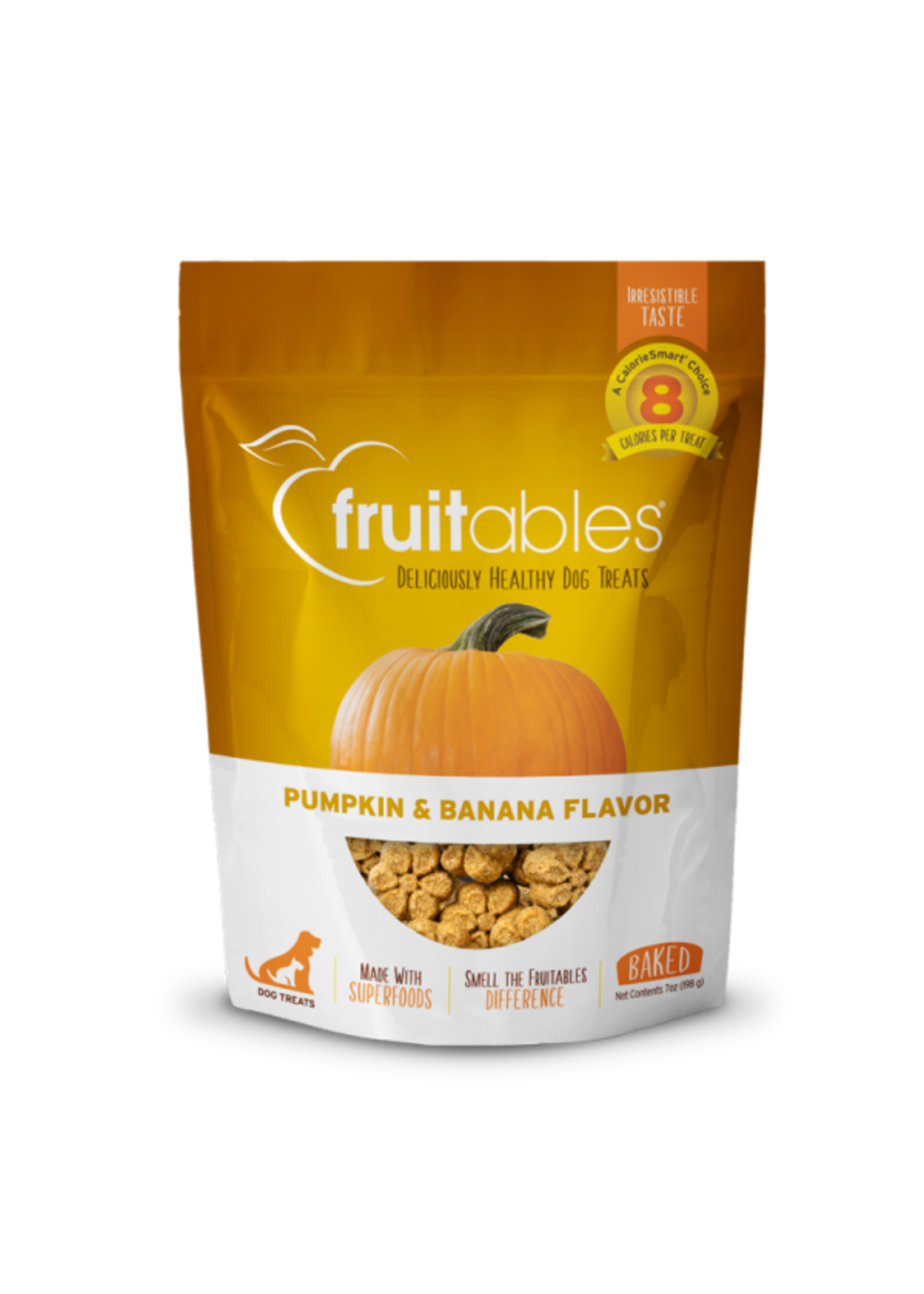 Fruitables Fruitables - Dog Pumpkin & Banana Crunchy Treats 198 g