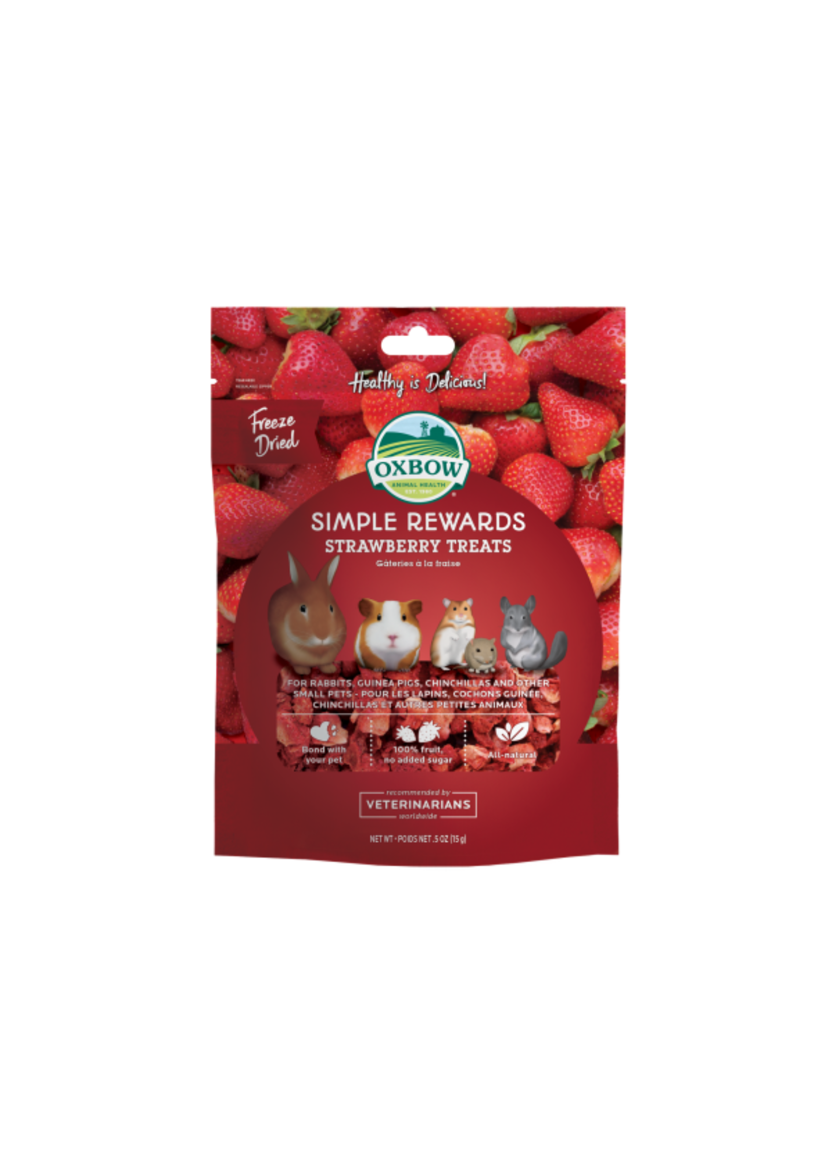 Oxbow Oxbow - Simple Rewards Strawberry Treats 15g