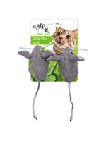 All for Paws All for Paws - Green Rush Catnip Mice, Assorted (Blue/Green), 2 pack