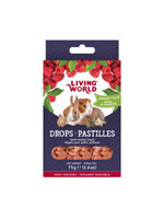 Living World Living World - Small Animal Drops - Raspberry Flavour - 75 g (2.6 oz)