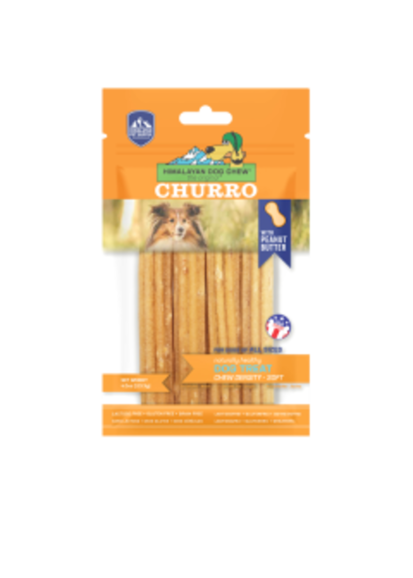 Himalayan Himalayan - Dog Chew Churro Peanut Butter 4 oz