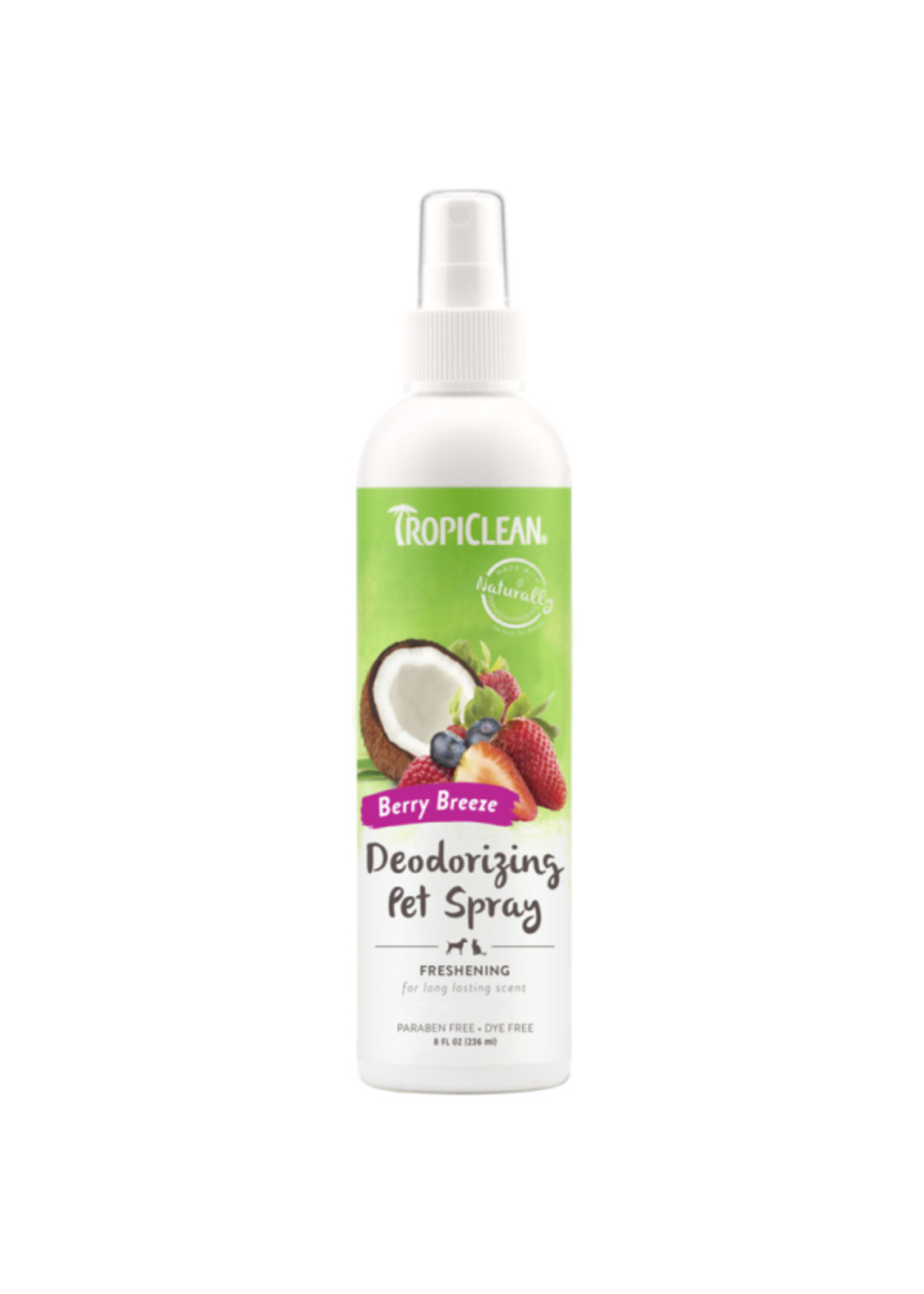 Tropiclean TropiClean - Deodorizing Spray Berry Breeze 8 oz