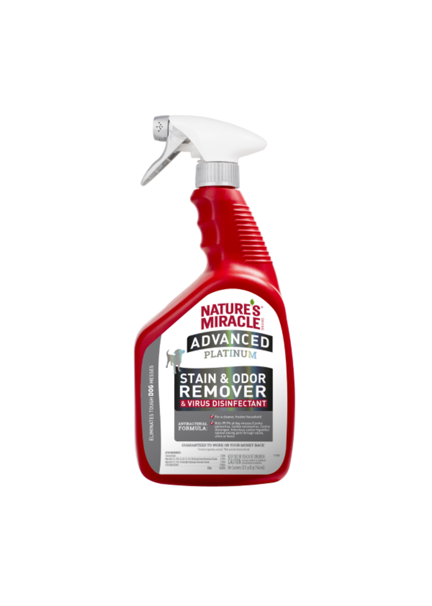 Nature's Miracle Natures Miracle - Dog Advanced Platinum Stain Odour & Virus Disnfct 32 oz