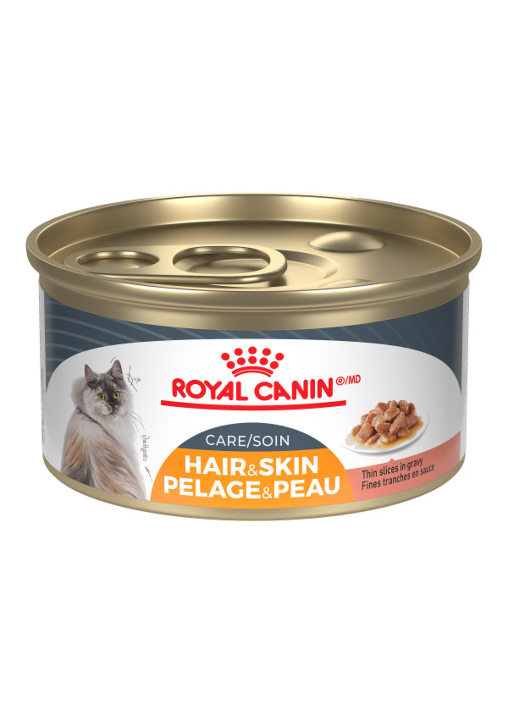 Royal Canin Royal Canin - FHN Hair & Skin Thin Slice in Gravy Cat 85g