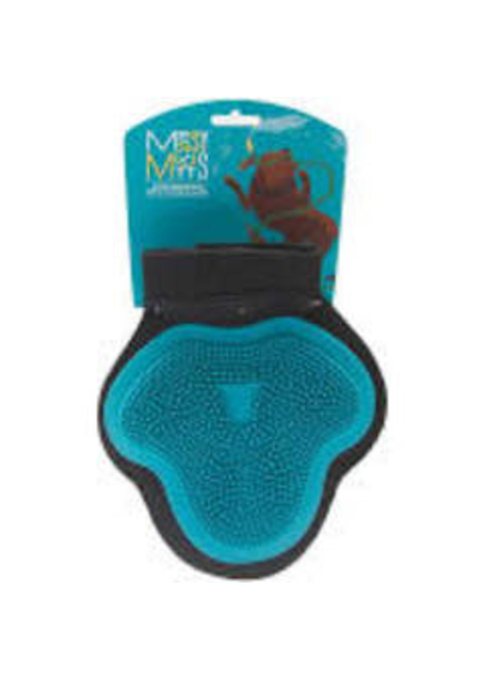 Messy Mutts Messy Mutts - Silicone Blue Grooming Glove Large