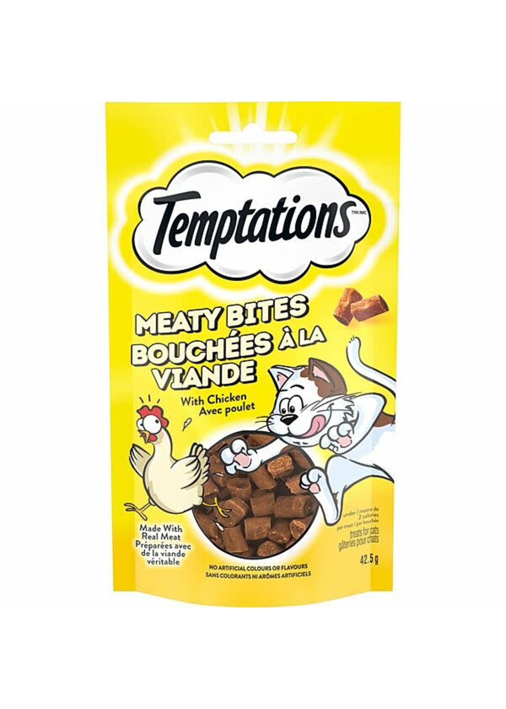 Temptations Temptations - Meaty Bites with Chicken 43g Cat