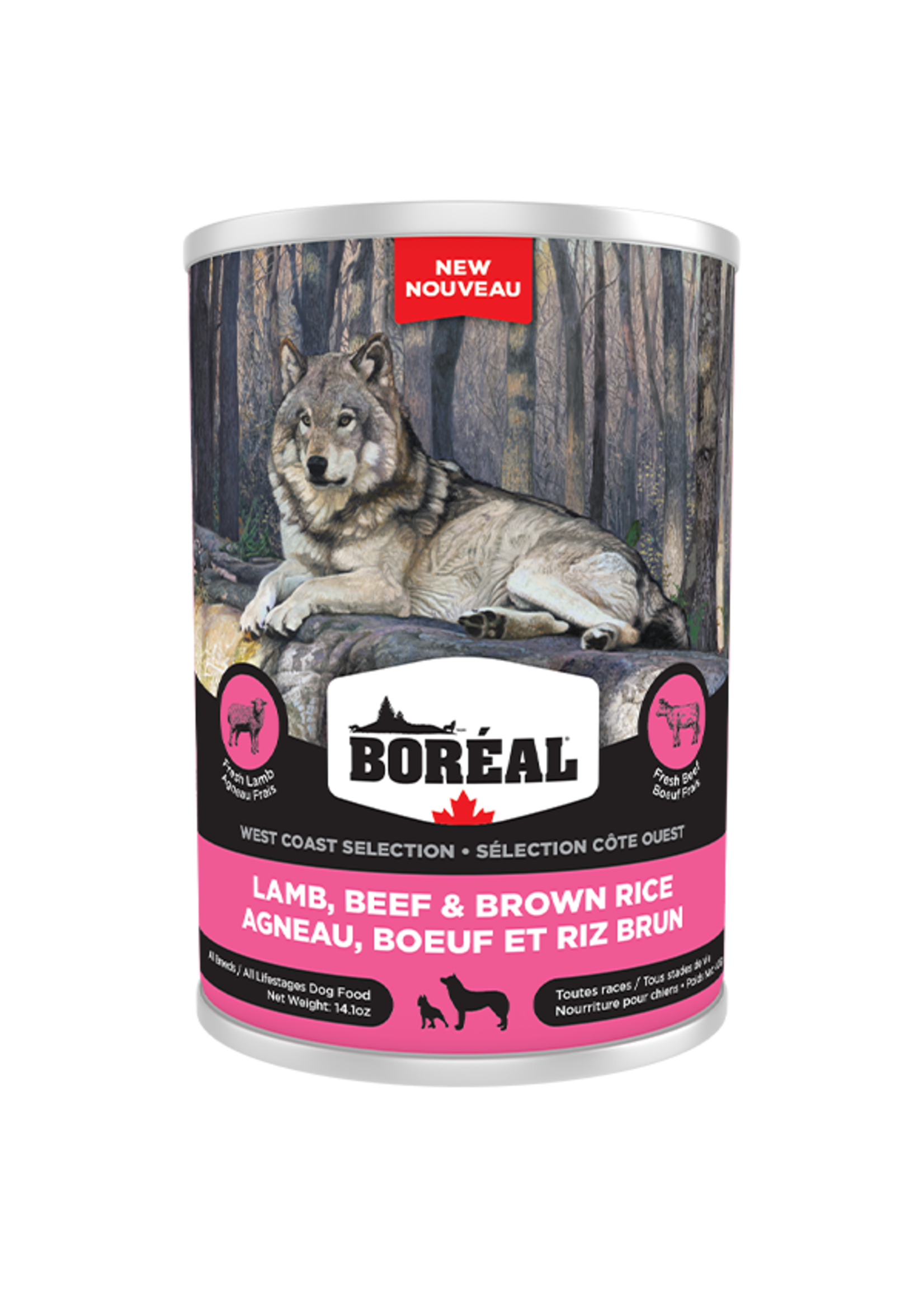 Boreal Boreal West Coast Dog - Lamb, Beef & Brown Rice Dog 400g