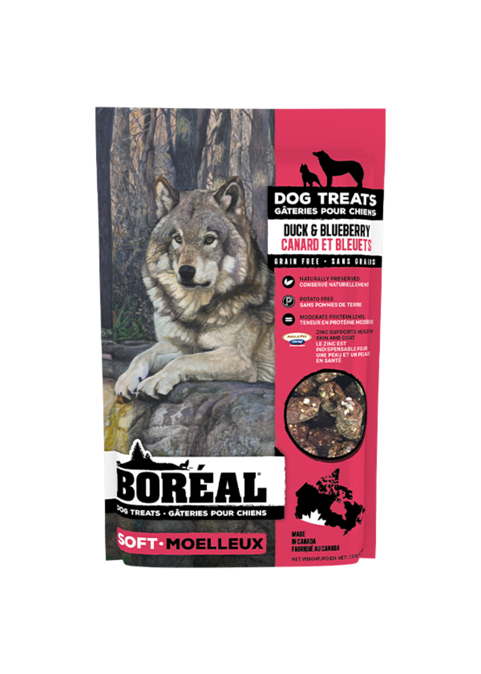 Boreal Boreal - Duck and Blueberry Dog Treats 150g