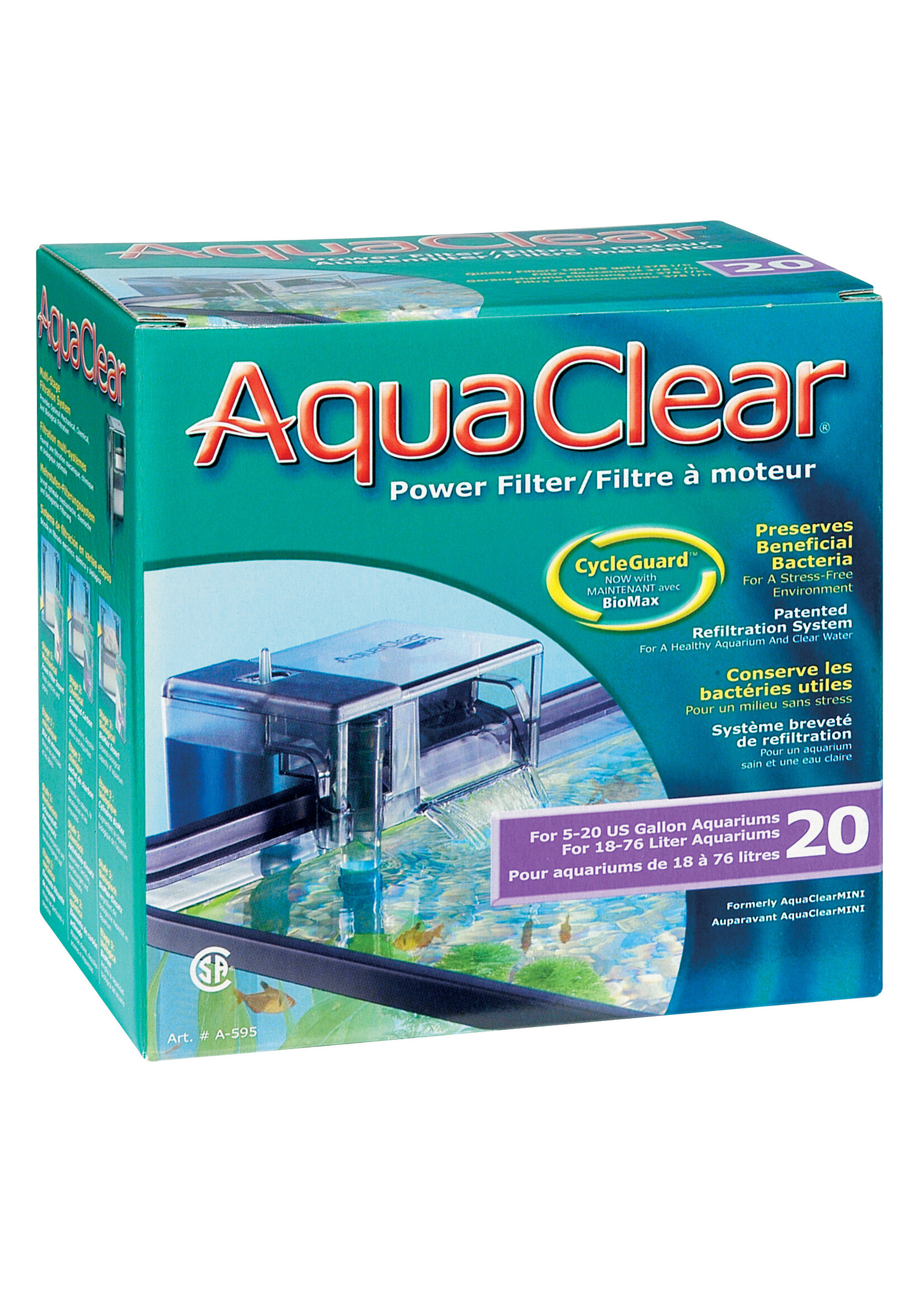 AquaClear AquaClear - 20 Power Filter - 76 L (20 US gal.)