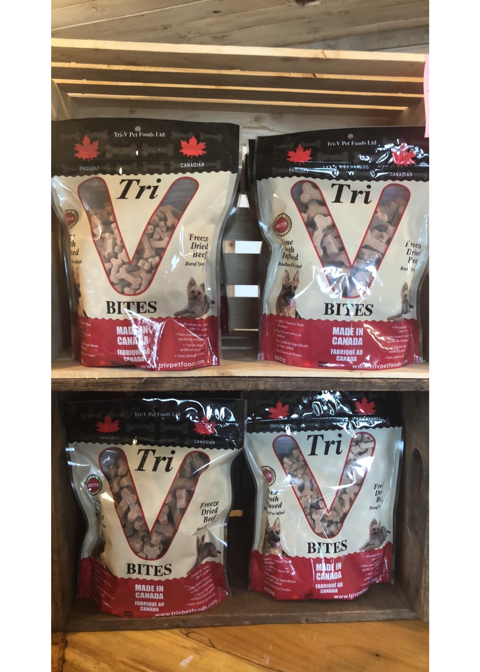 Tri-V Tri-V - Freeze dried Beef Dog Treats 100g