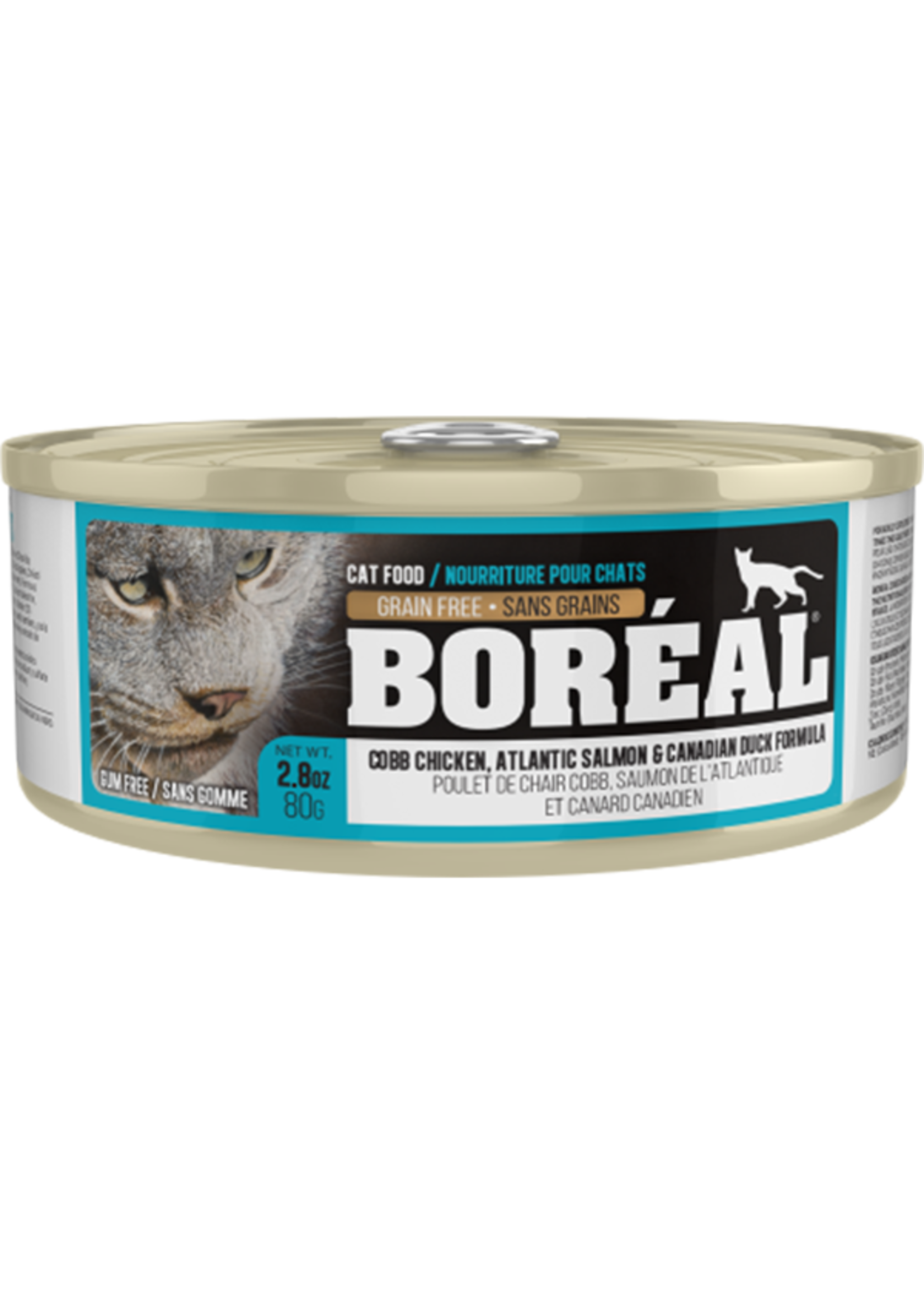 Boreal Boreal - Cobb Chicken Atlantic Salmon & Canadian Duck Cat 80g