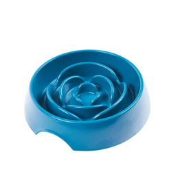 MESSY MUTTS MESSY MUTTS SLOW FEEDER BOWL BLUE