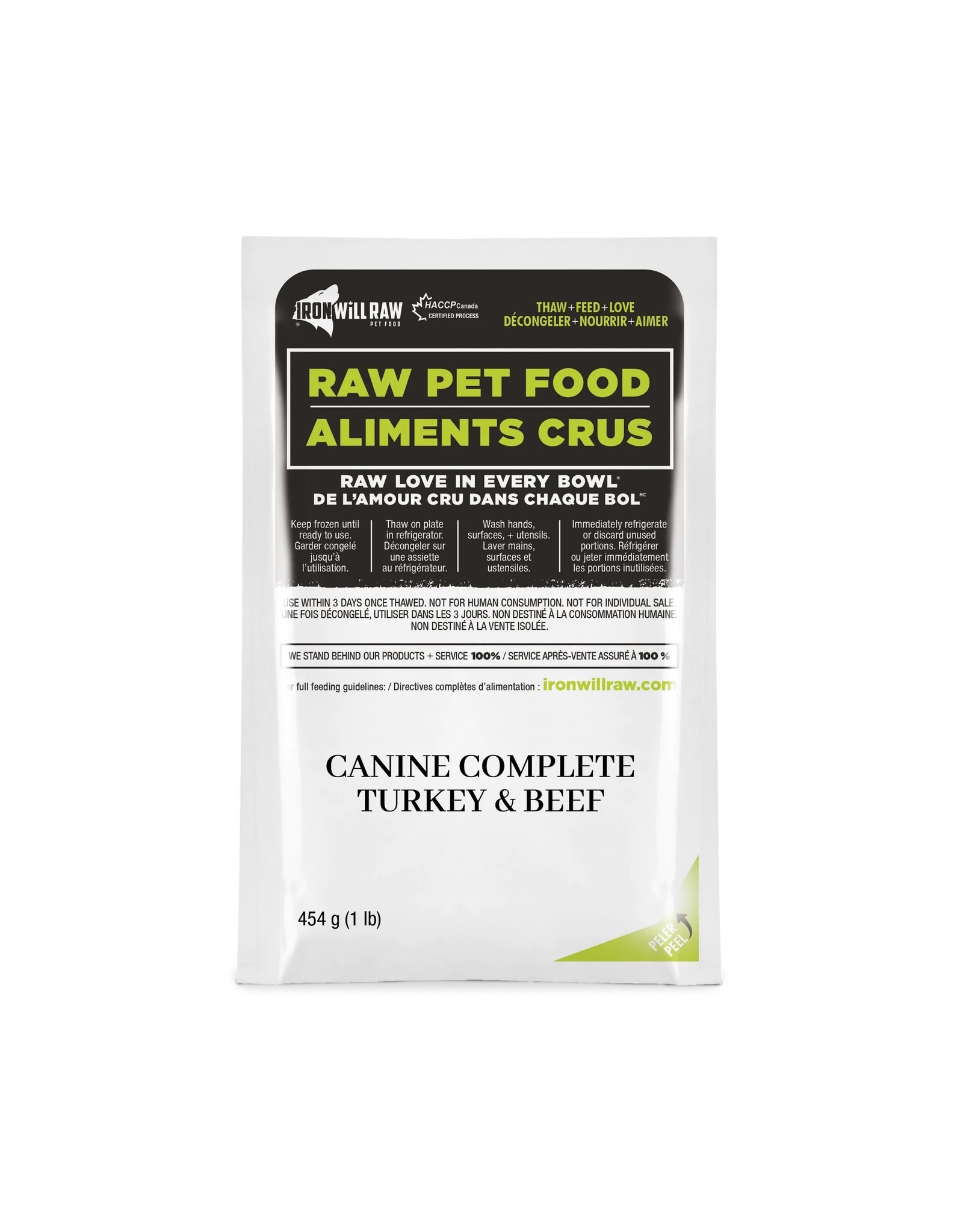 IRON WILL RAW IRON WILL RAW COMPLETE TURKEY PERFORMANCE BLEND 6LB