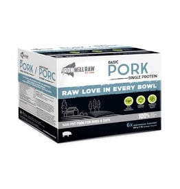 IRON WILL RAW IRON WILL RAW BASIC PORK 6LB