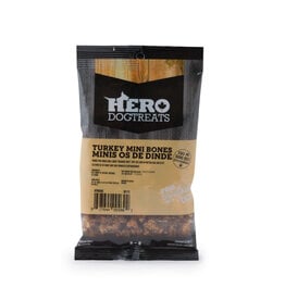 HERO DOG TREATS HERO TURKEY MINI BONES