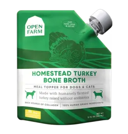 OPEN FARM OPEN FARM BONE BROTH TURKEY 12OZ