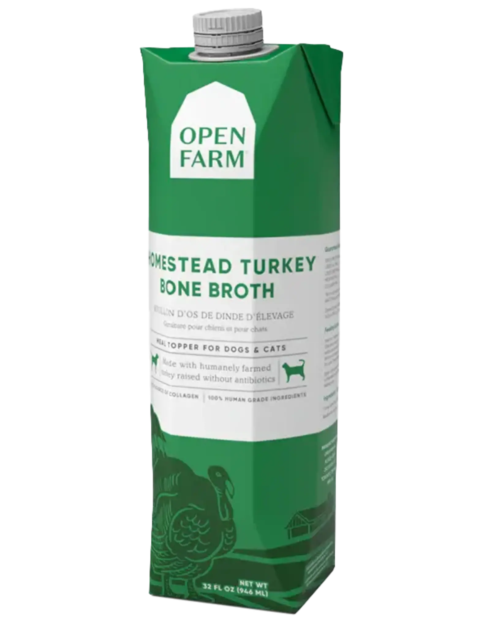 OPEN FARM OPEN FARM BONE BROTH TURKEY 33.8OZ