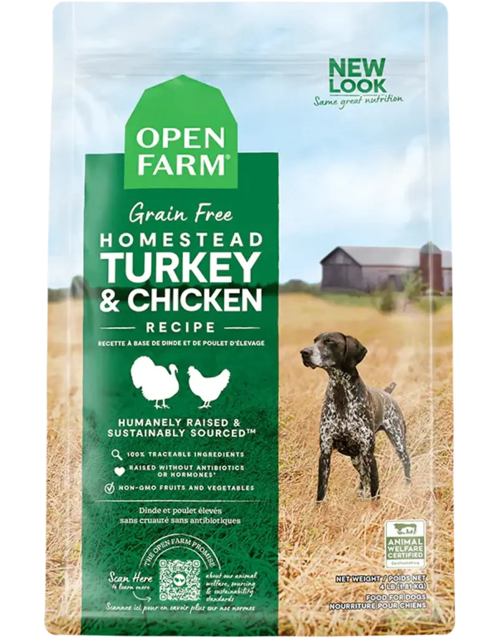 OPEN FARM OPEN FARM TURKEY & CHICKEN GRAIN FREE 22LB