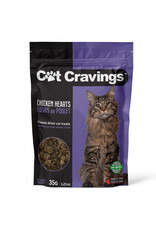 DOG BITES CAT CRAVINGS CHICKEN HEARTS 35G