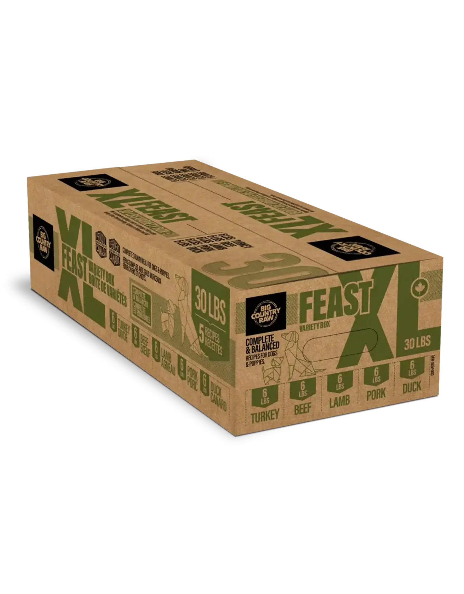 BIG COUNTRY RAW BIG COUNTRY RAW XL FEAST 30LB