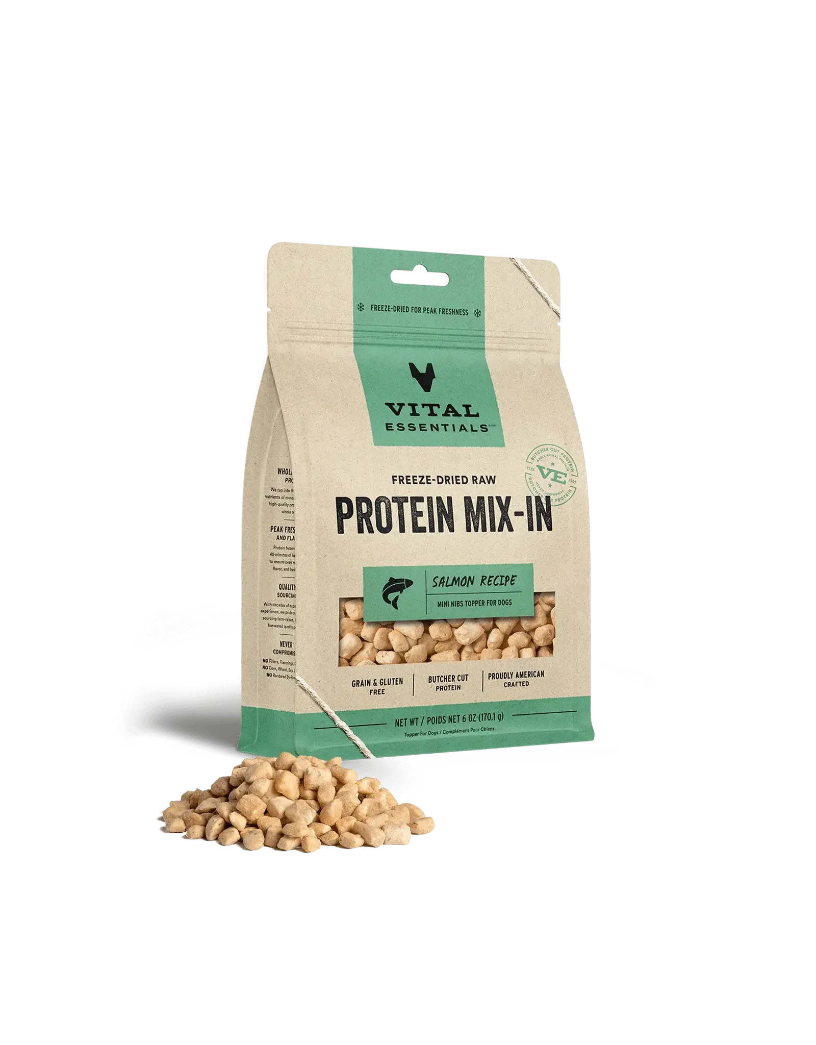 VITAL ESSENTIALS VITAL ESSENTIALS MINI NIBS SALMON 6OZ