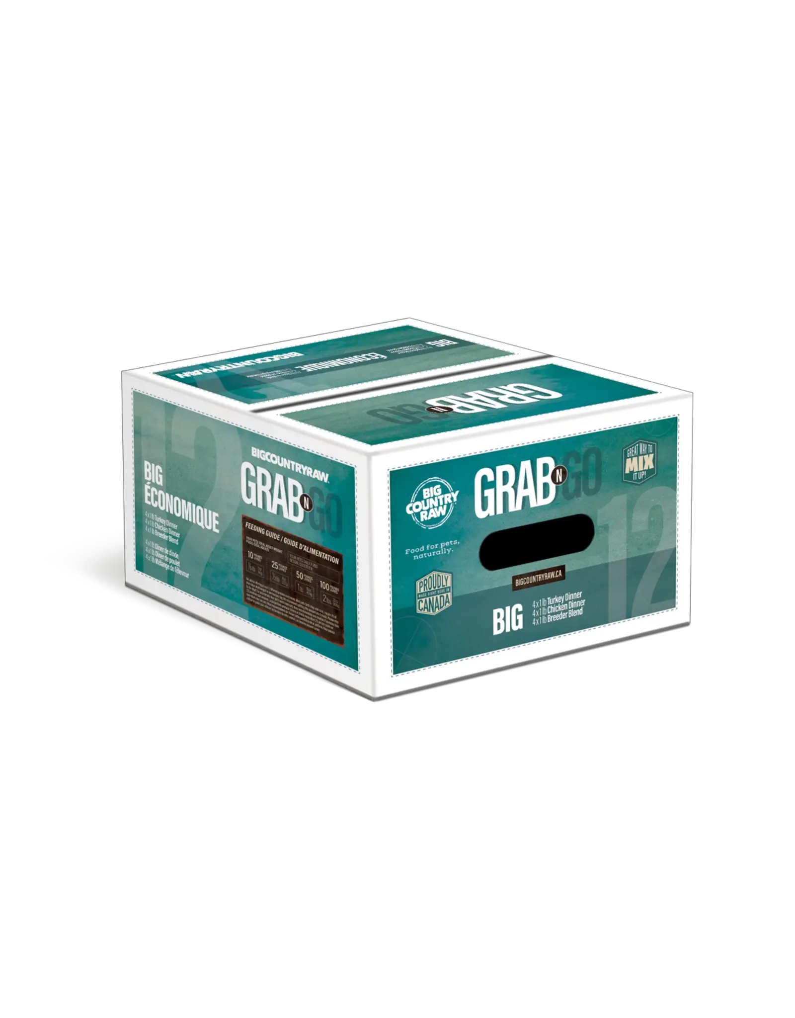 BIG COUNTRY RAW BIG COUNTRY RAW GRAB N' GO BIG 12LB