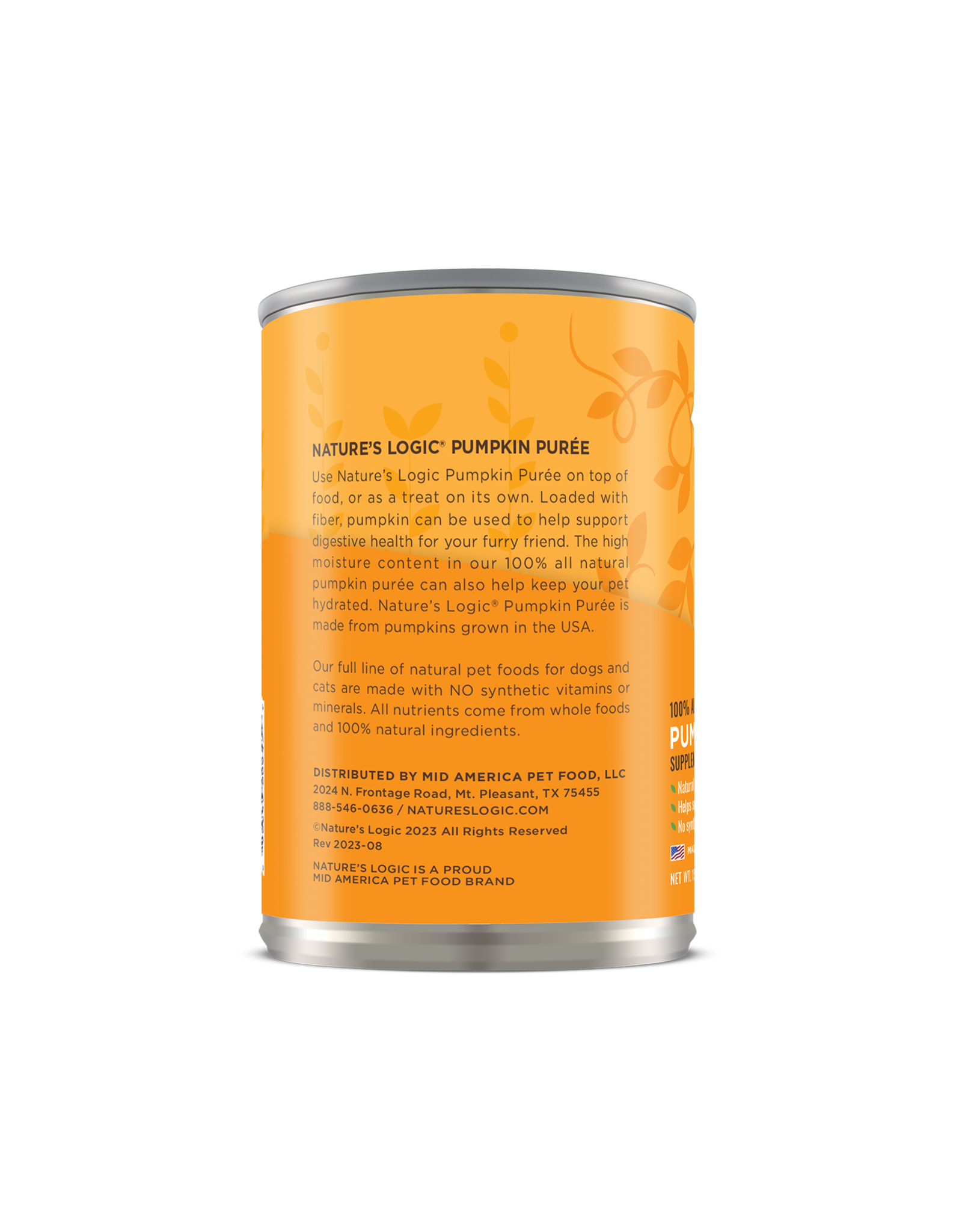 NATURE'S LOGIC NATURE'S LOGIC PUMPKIN PUREE