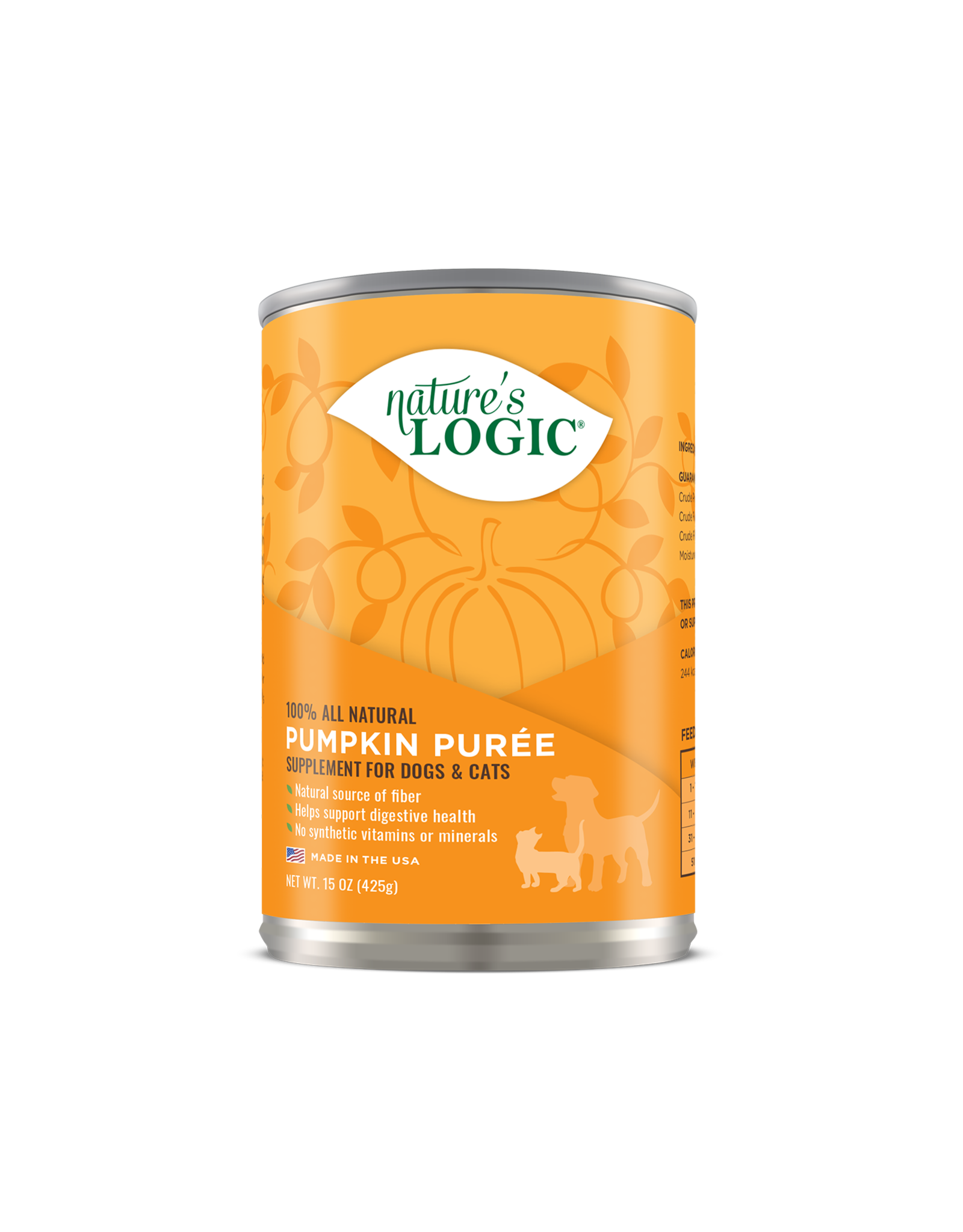 NATURE'S LOGIC NATURE'S LOGIC PUMPKIN PUREE
