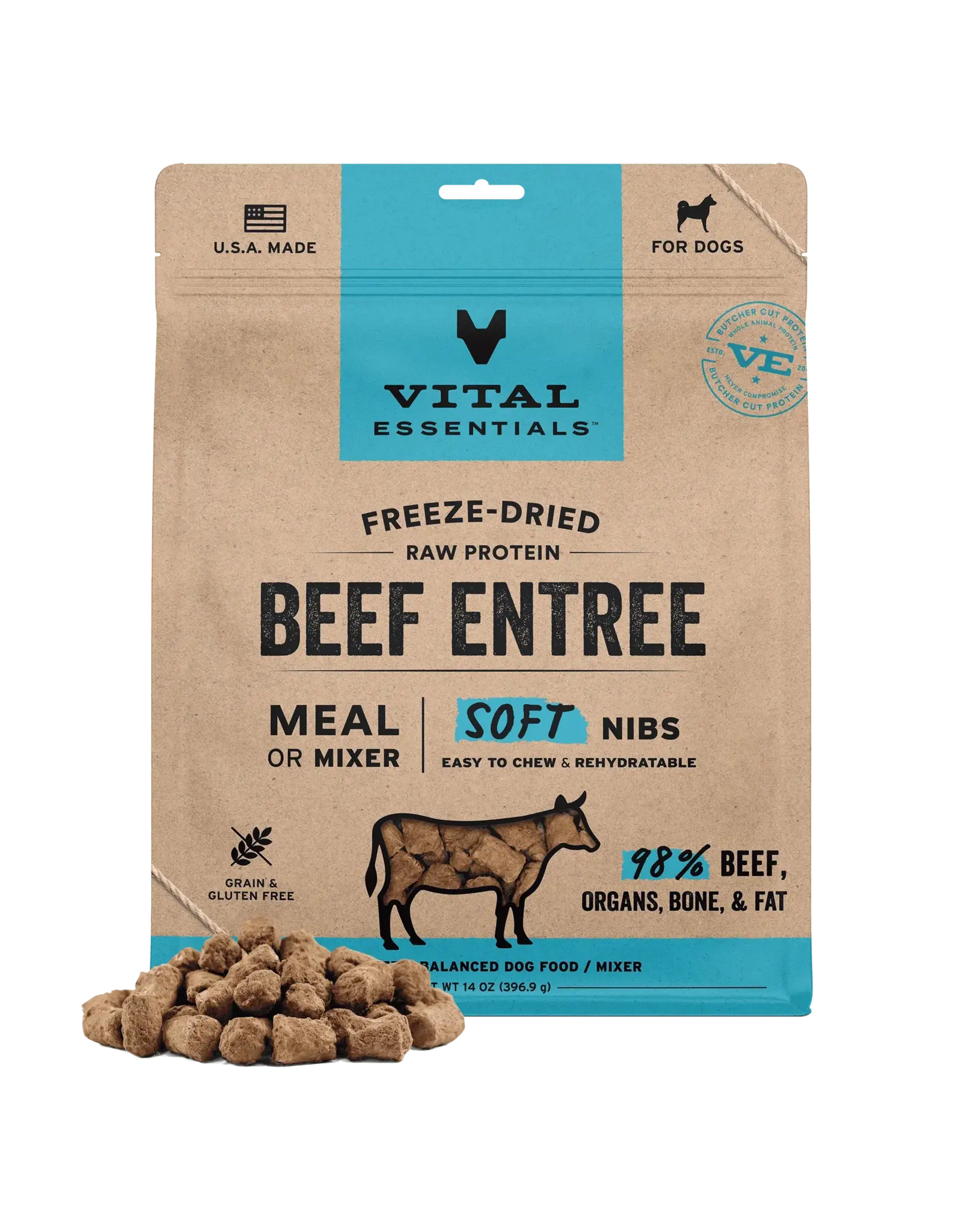 VITAL ESSENTIALS VITAL ESSENTIALS SOFT NIBS BEEF