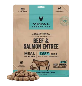 VITAL ESSENTIALS VITAL ESSENTIALS SOFT NIBS BEEF & SALMON
