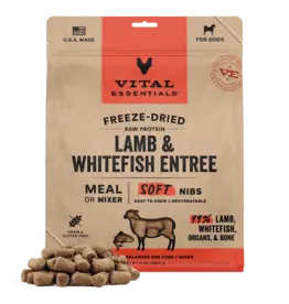 VITAL ESSENTIALS VITAL ESSENTIALS SOFT NIBS LAMB & WHITEFISH