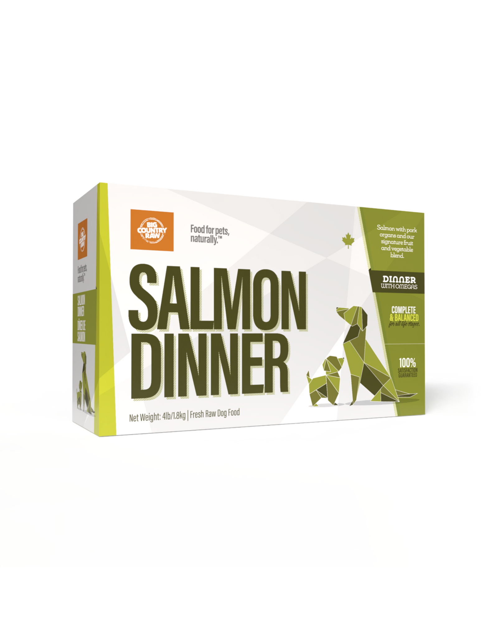 BIG COUNTRY RAW BCR SALMON DINNER