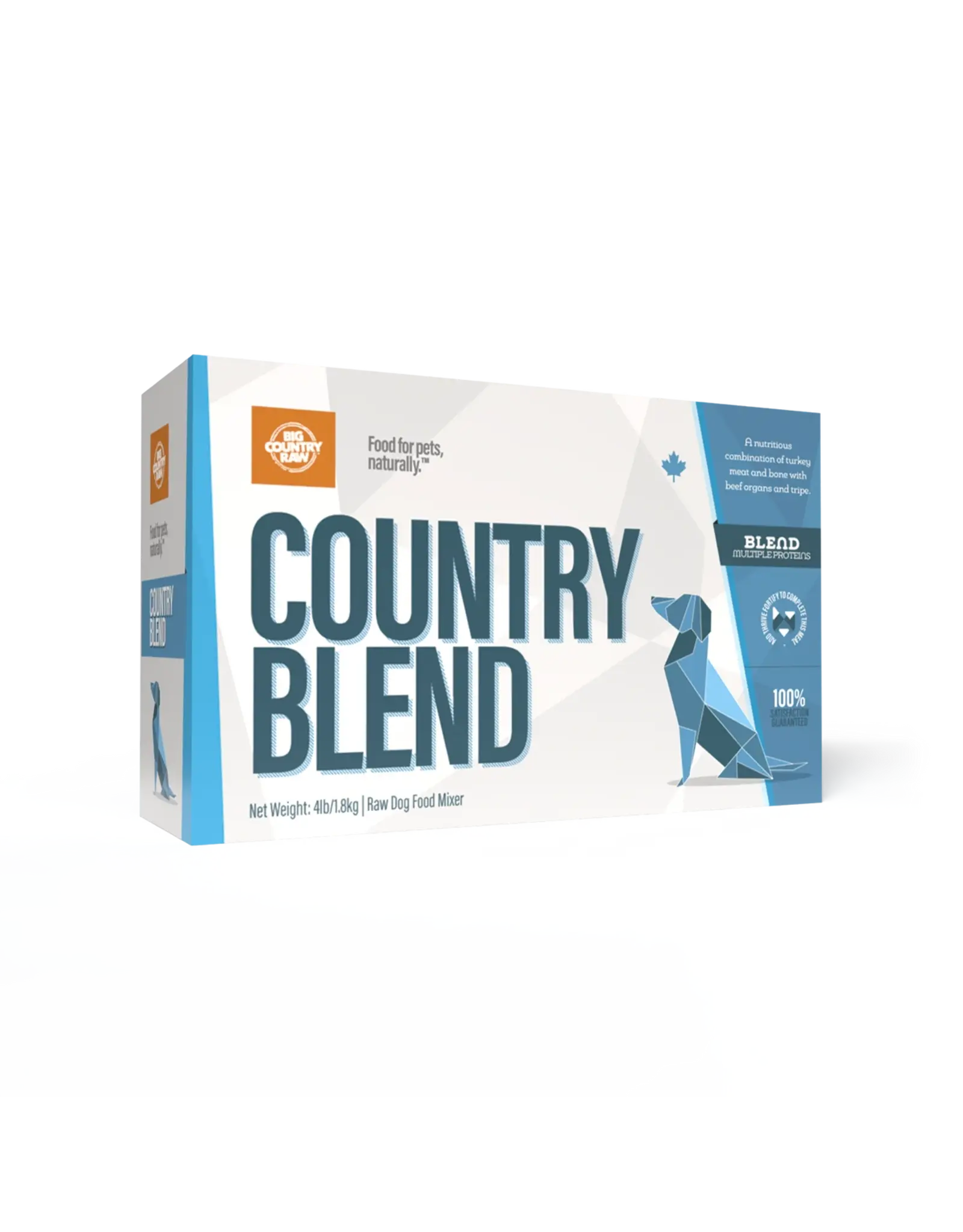 BIG COUNTRY RAW BIG COUNTRY RAW COUNTRY BLEND 4LB