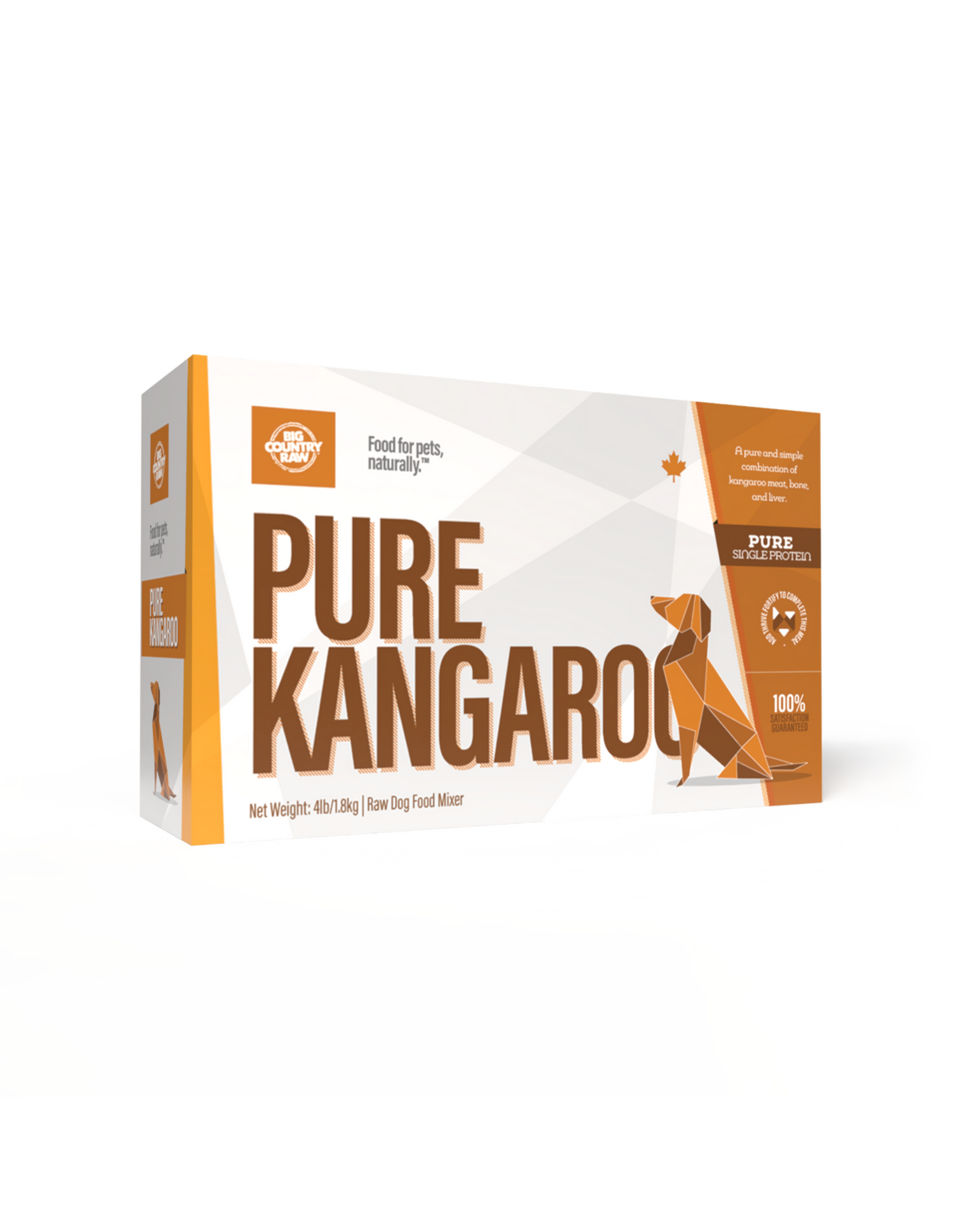 BIG COUNTRY RAW BIG COUNTRY RAW PURE KANGAROO 4LB *