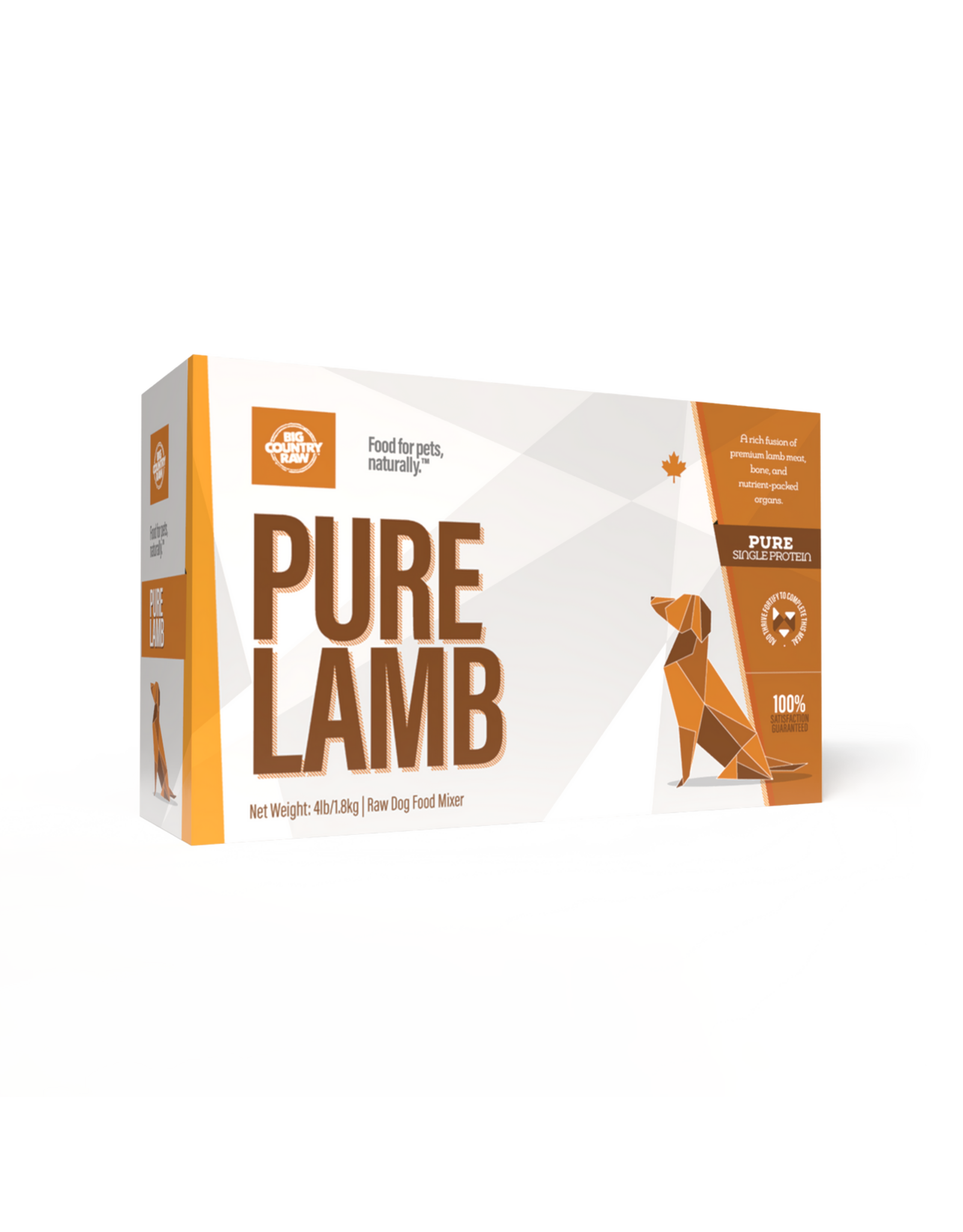 BIG COUNTRY RAW BCR PURE LAMB 4LB