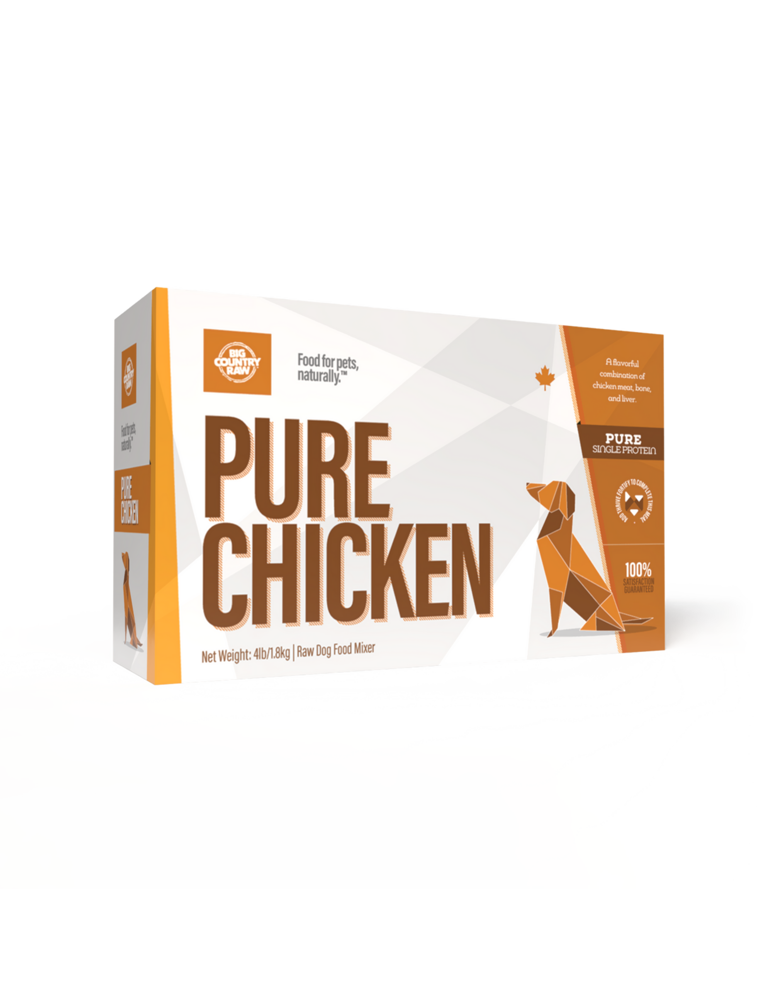 BIG COUNTRY RAW BIG COUNTRY RAW PURE CHICKEN 4LB