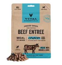 VITAL ESSENTIALS VITAL ESSENTIALS MINI NIBS BEEF 5.5OZ