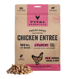 VITAL ESSENTIALS VITAL ESSENTIALS MINI NIBS CHICKEN 5.5OZ