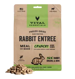 VITAL ESSENTIALS VITAL ESSENTIALS MINI NIBS RABBIT 5.5OZ