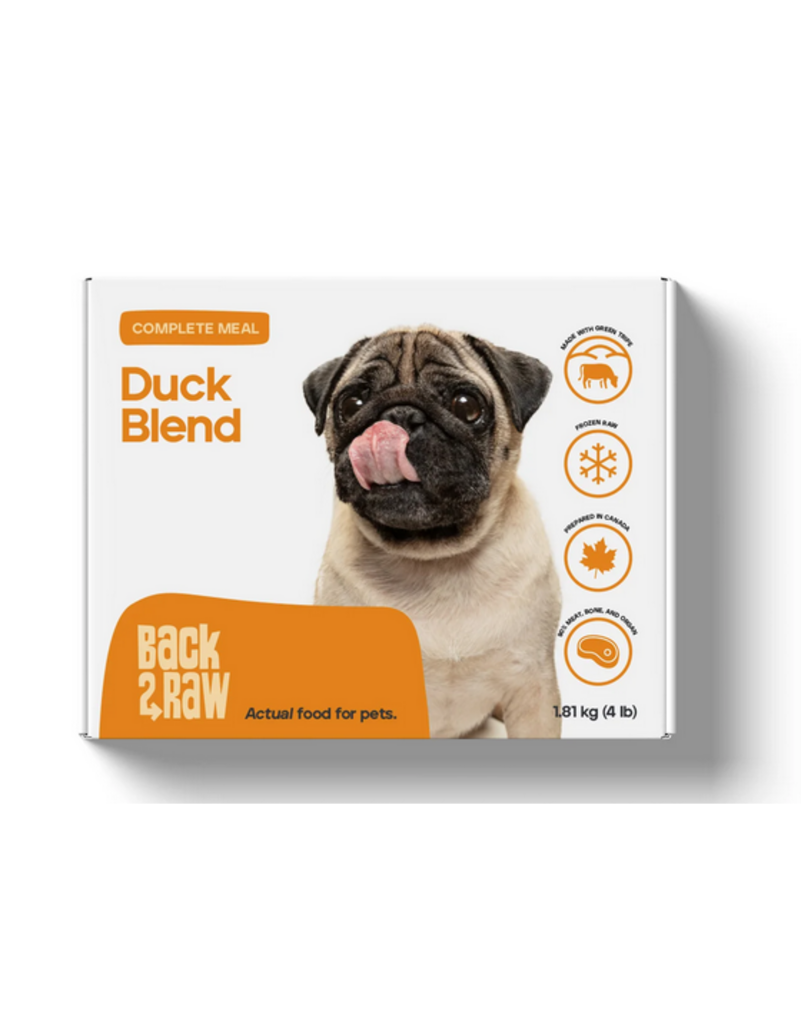 BACK 2 RAW BACK2RAW 4LB DUCK