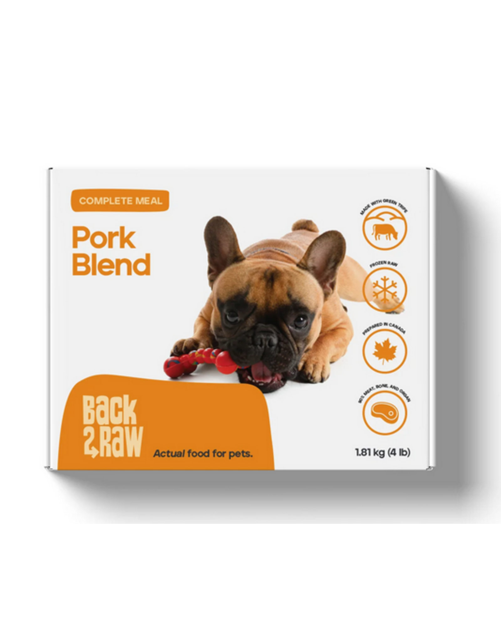 BACK 2 RAW BACK2RAW PORK 4LB