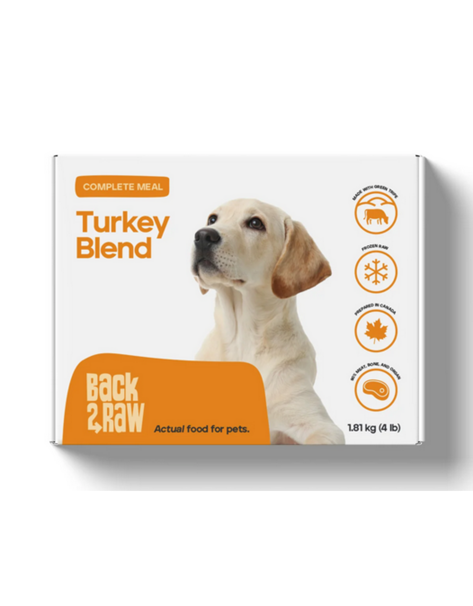 BACK 2 RAW BACK2RAW 4LB TURKEY