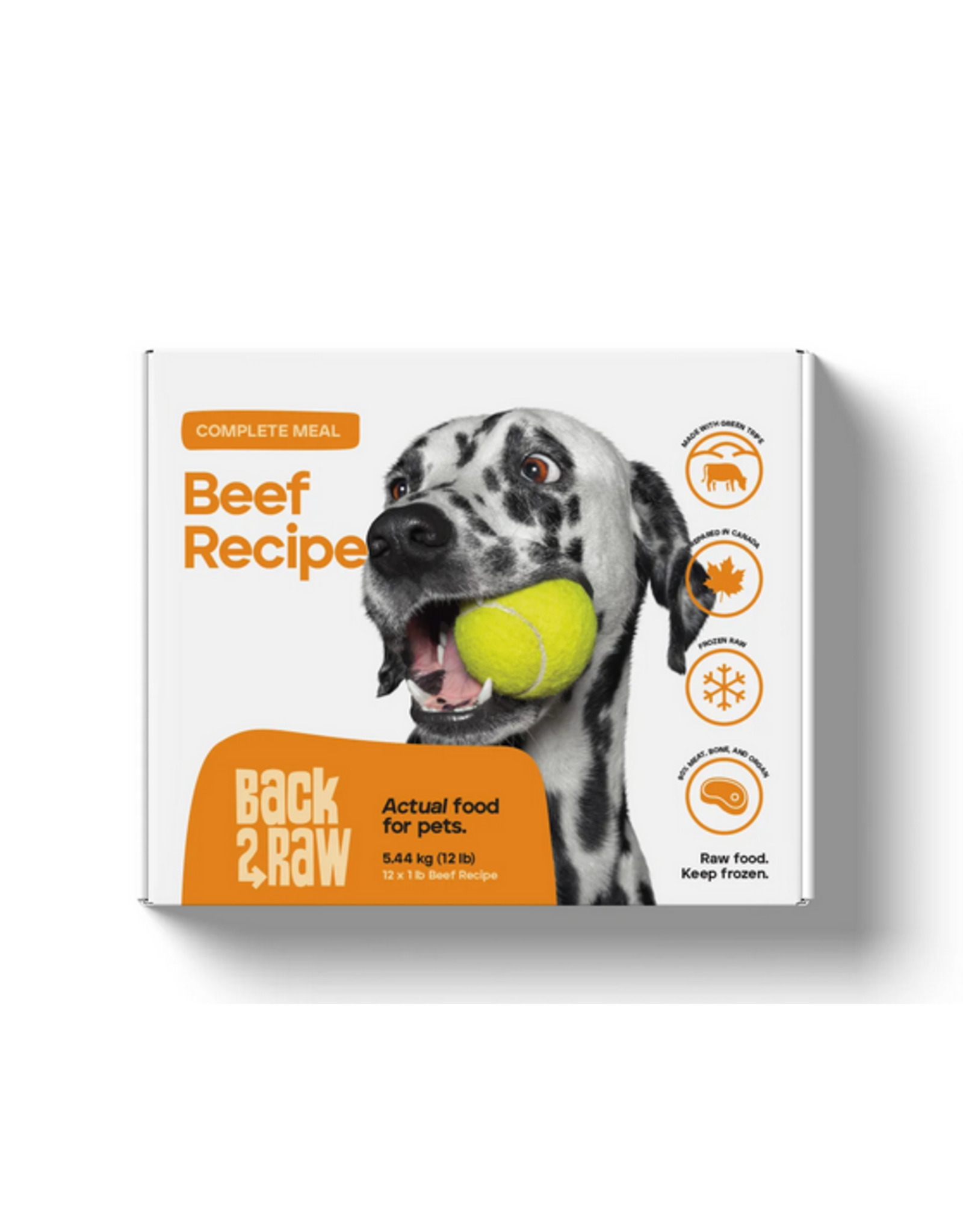 BACK 2 RAW BACK2RAW BEEF 12LB