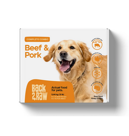 BACK 2 RAW BACK2RAW BEEF/PORK 12LB