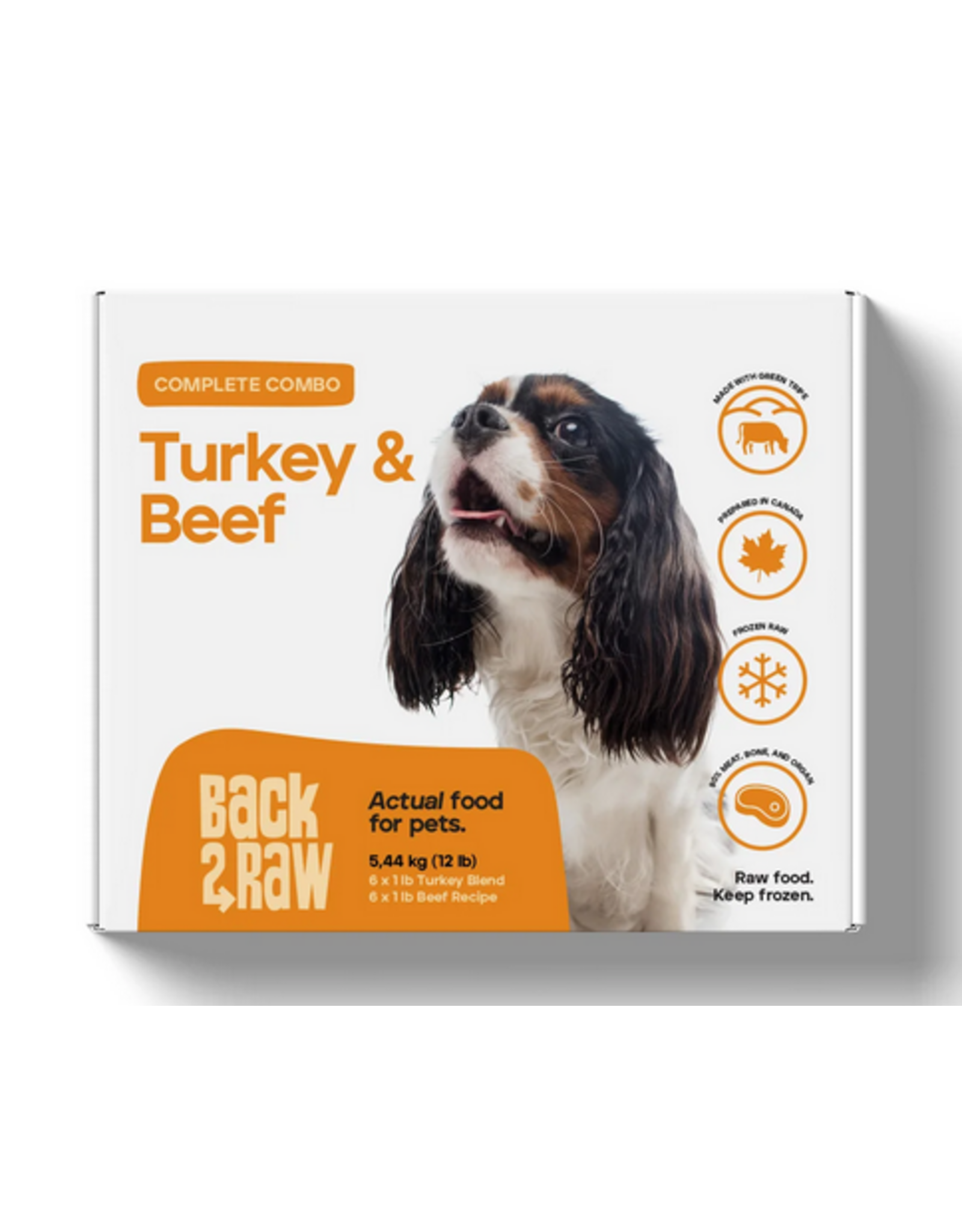 BACK 2 RAW BACK2RAW TURKEY/BEEF 12LB