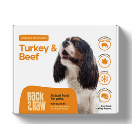 BACK 2 RAW BACK2RAW TURKEY/BEEF 12LB