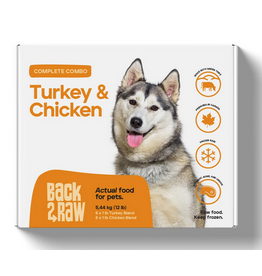 BACK 2 RAW BACK2RAW TURKEY/CHICKEN 12LB