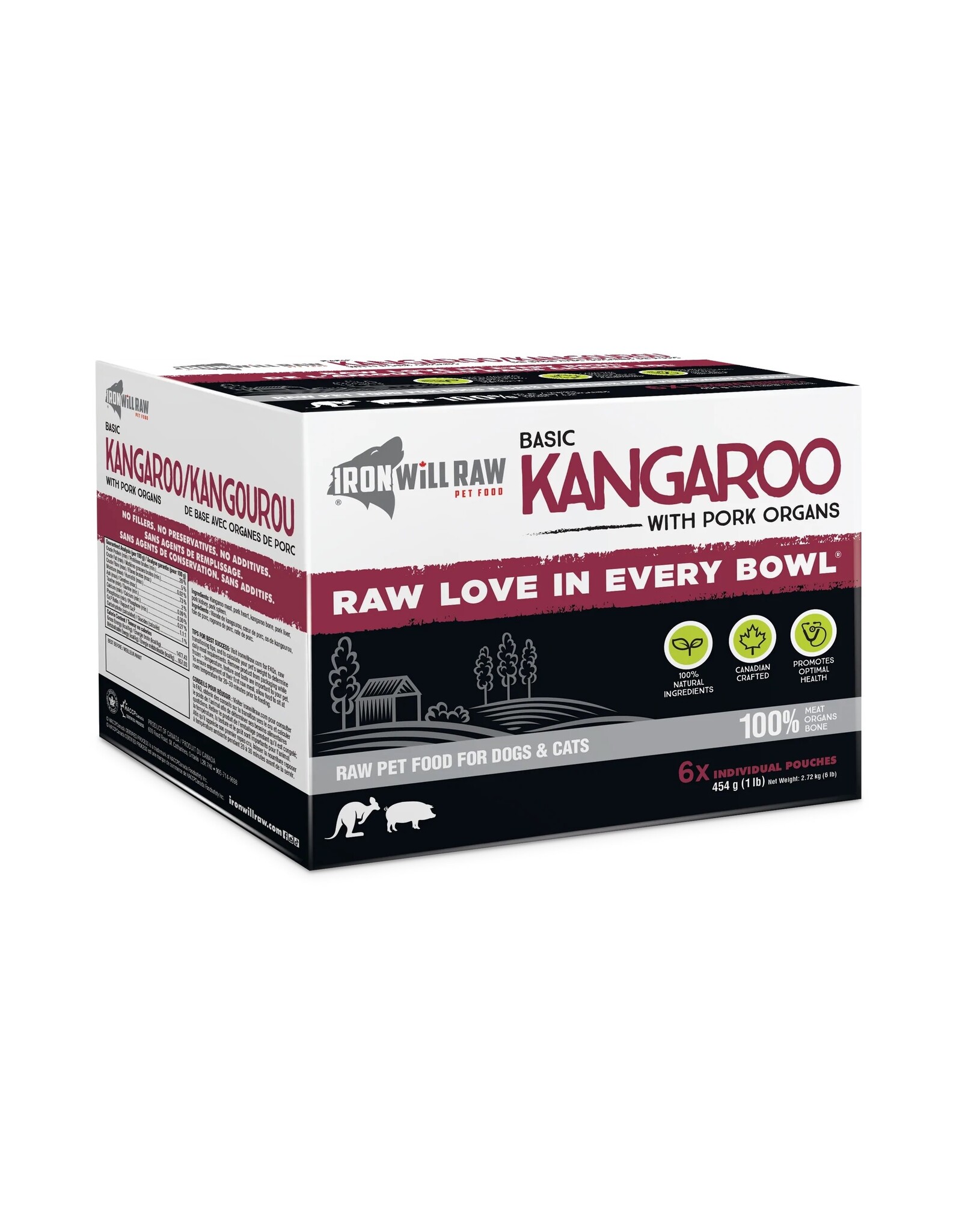 IRON WILL RAW IRON WILL RAW BASIC KANGAROO 6LB